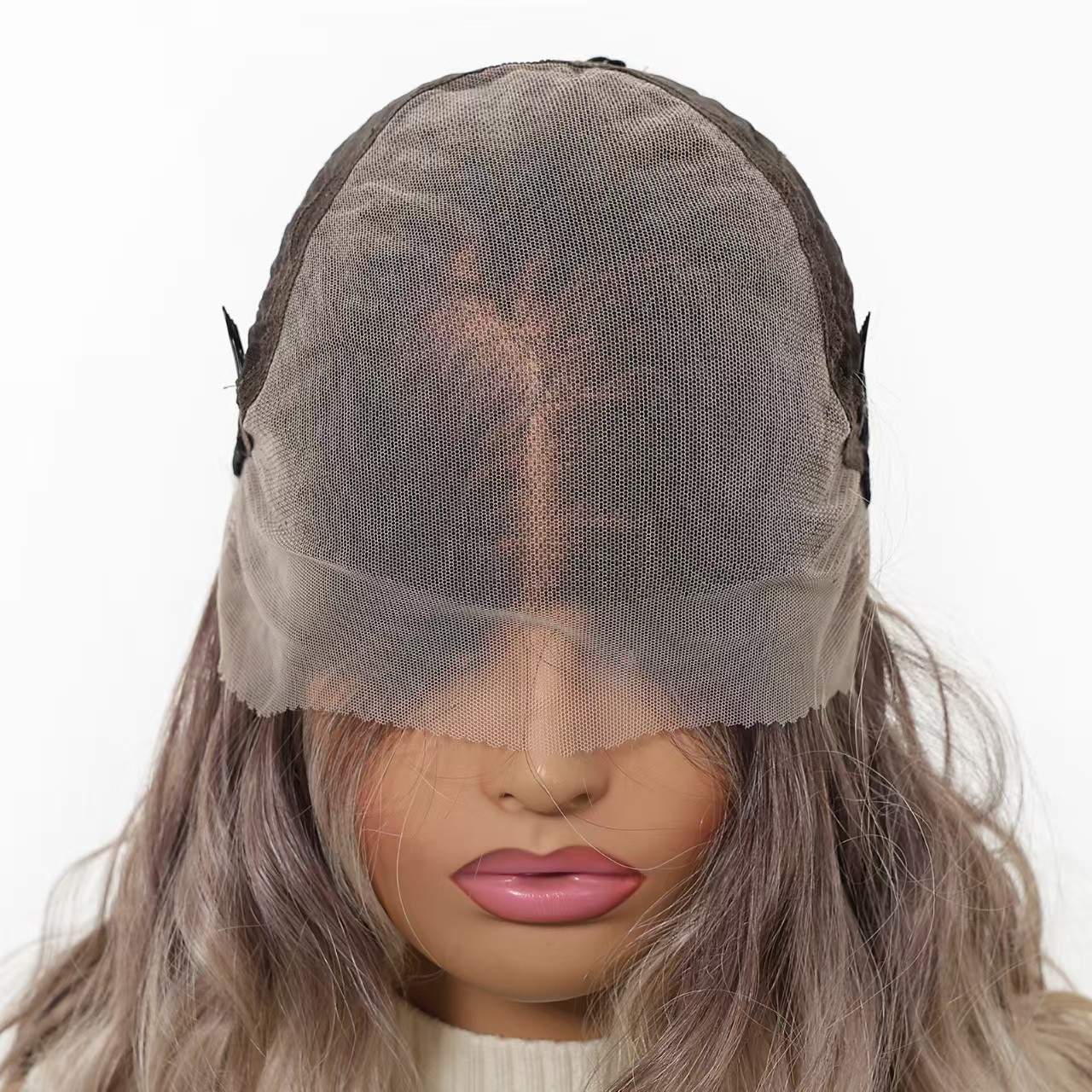 13x6 HD Lace Front Wig – Silky High-Temp Fiber, Pre-plucked Natural Hairline, 24 Inch Body Wave