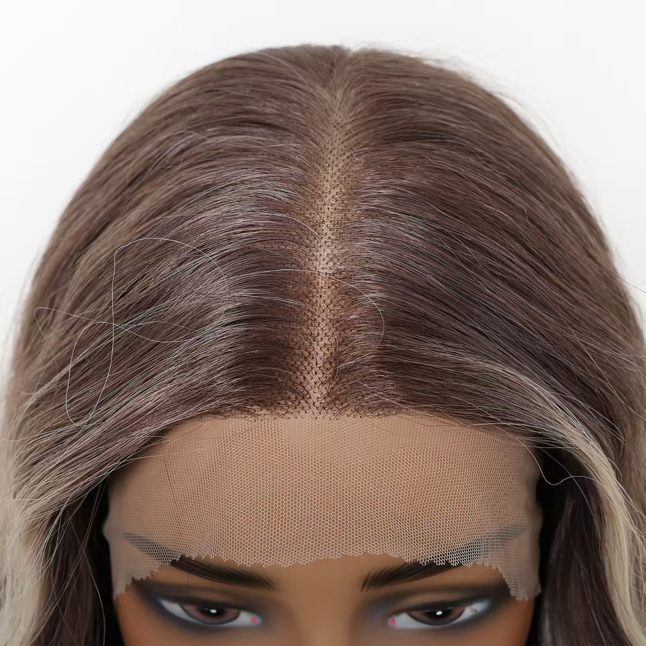 13x6 HD Lace Front Wig – Silky High-Temp Fiber, Pre-plucked Natural Hairline, 24 Inch Body Wave