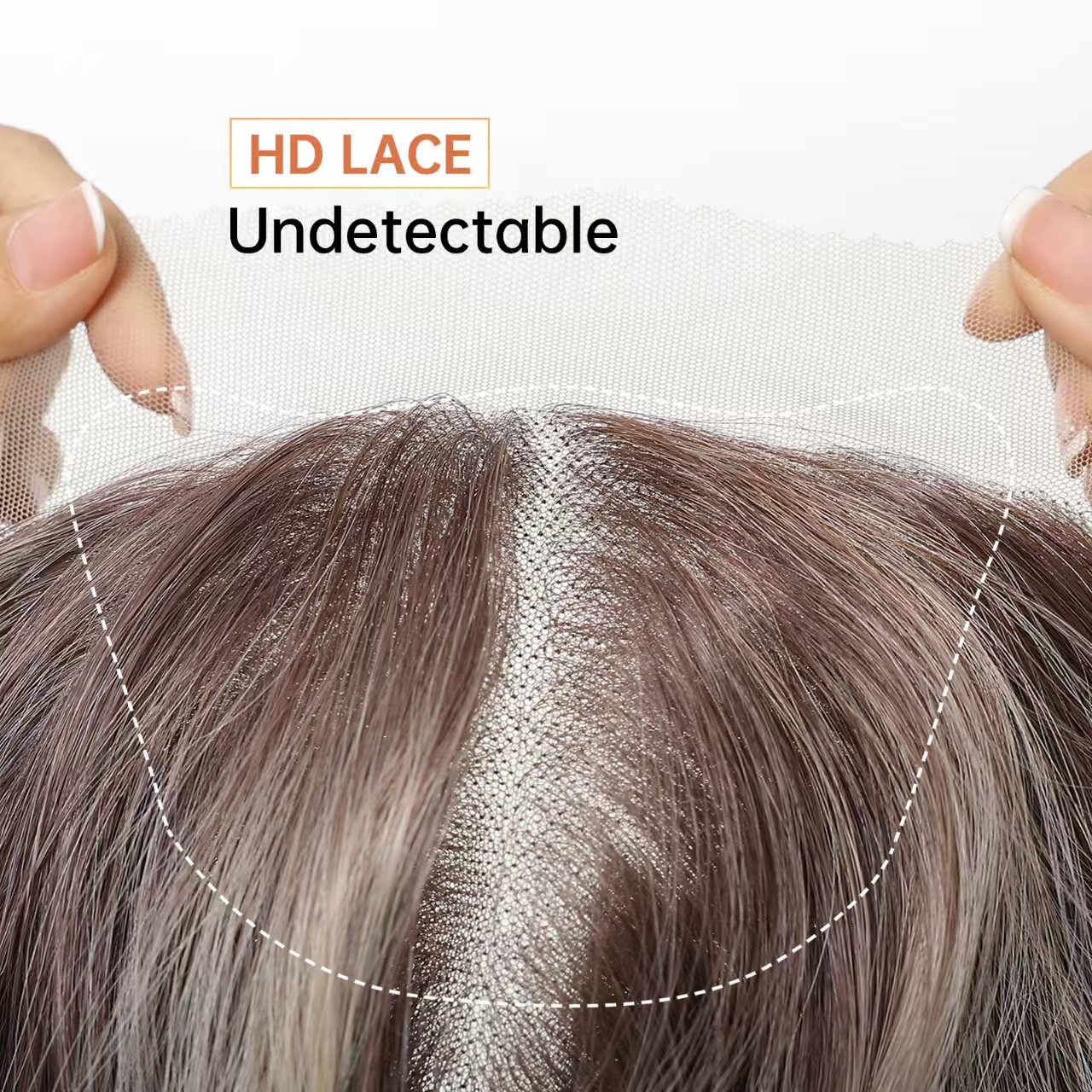 13x6 HD Lace Front Wig – Silky High-Temp Fiber, Pre-plucked Natural Hairline, 24 Inch Body Wave