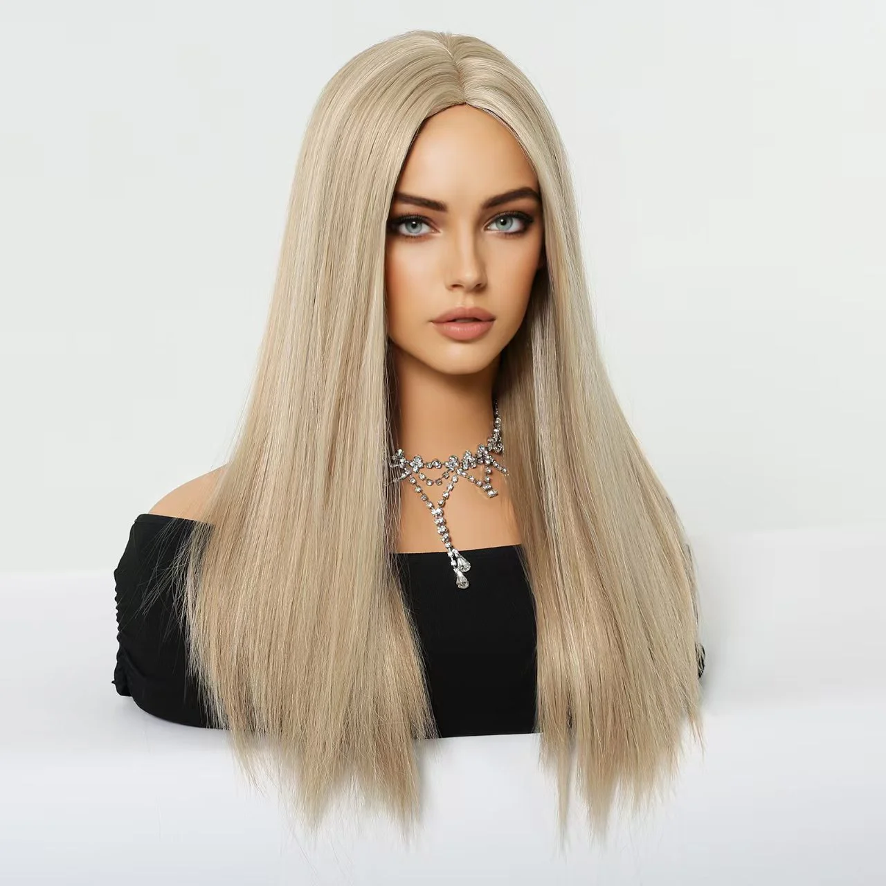 23 Inch Glueless Body Wave Wig – Pre-Plucked Hairline, Elastic Rose Net