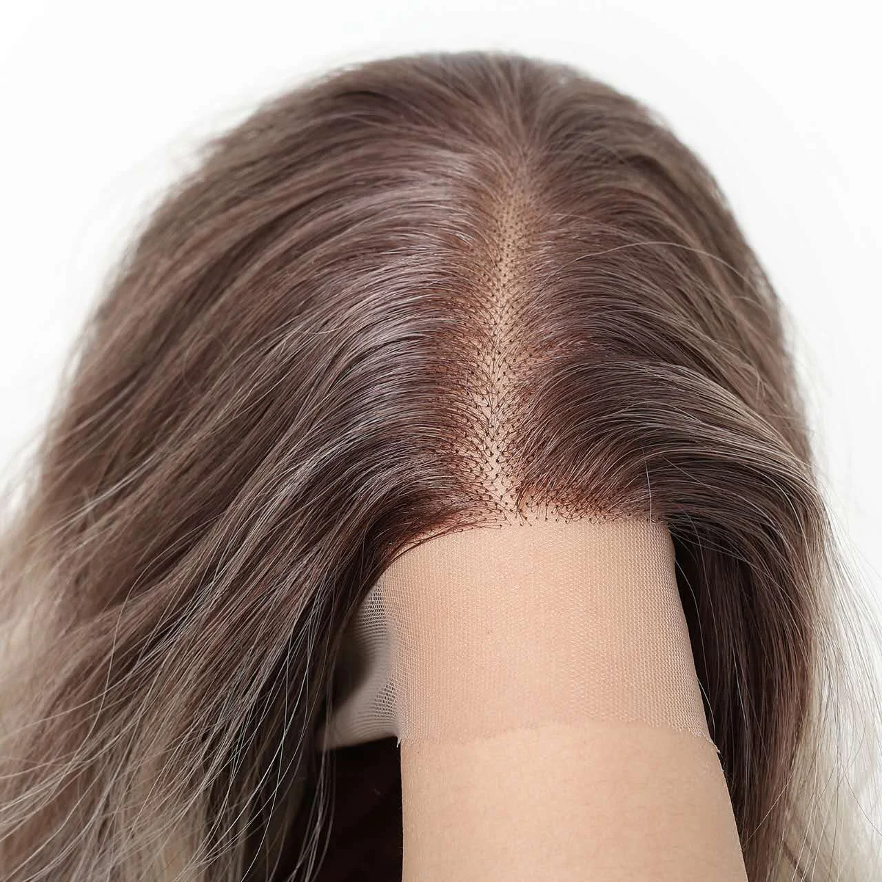 13x6 HD Lace Front Wig – Silky High-Temp Fiber, Pre-plucked Natural Hairline, 24 Inch Body Wave - 图片 2