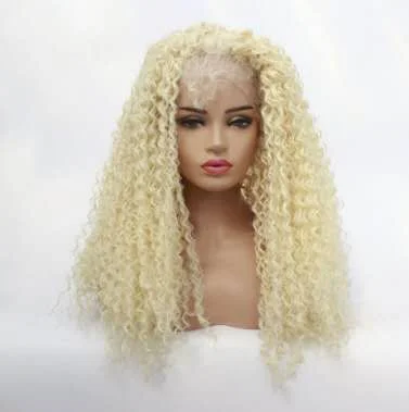 Short Curly Bob Wig 13x4 Transparent Lace Front - Afro Kinky Jerry Curl Bob for Women, Heat Resistant Premium Matte Fiber | The Revive Shop - 图片 8