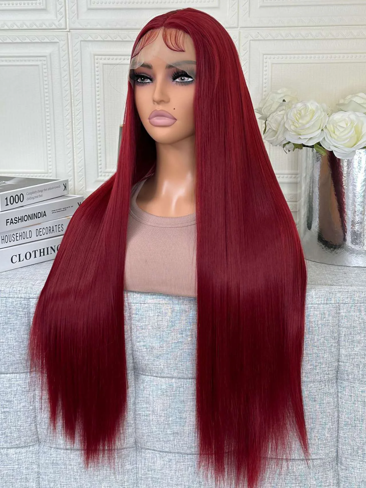 The Pro-Matte Straight Wig – 100% No-Shine, Realistic Long Hair in Minutes - 图片 7